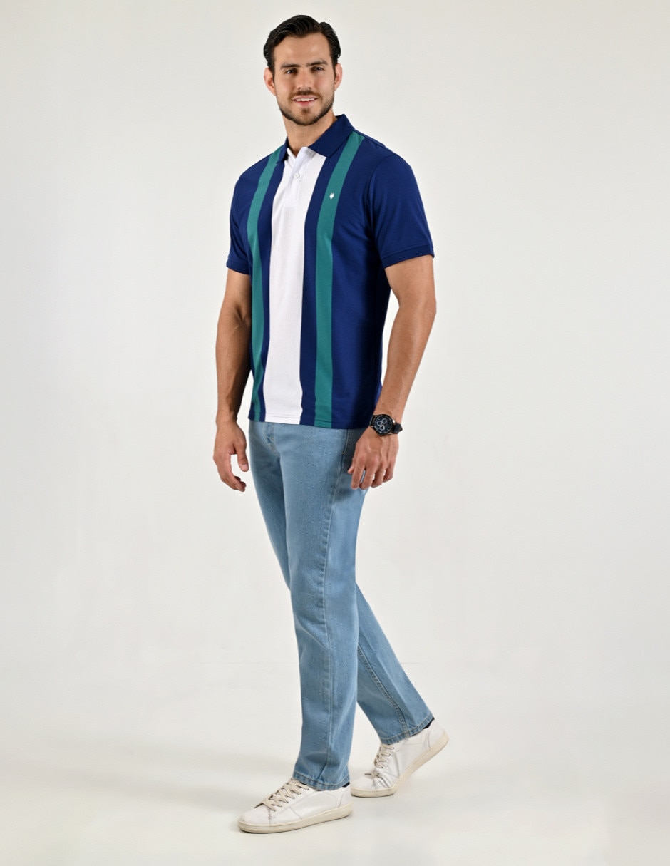 Playera tipo polo Yale para hombre