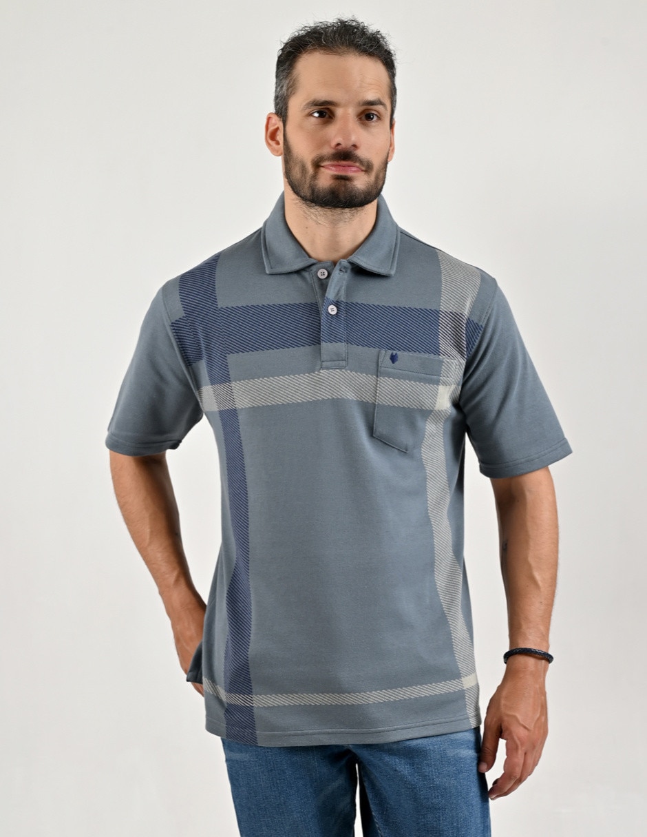 Playera tipo polo Yale para hombre