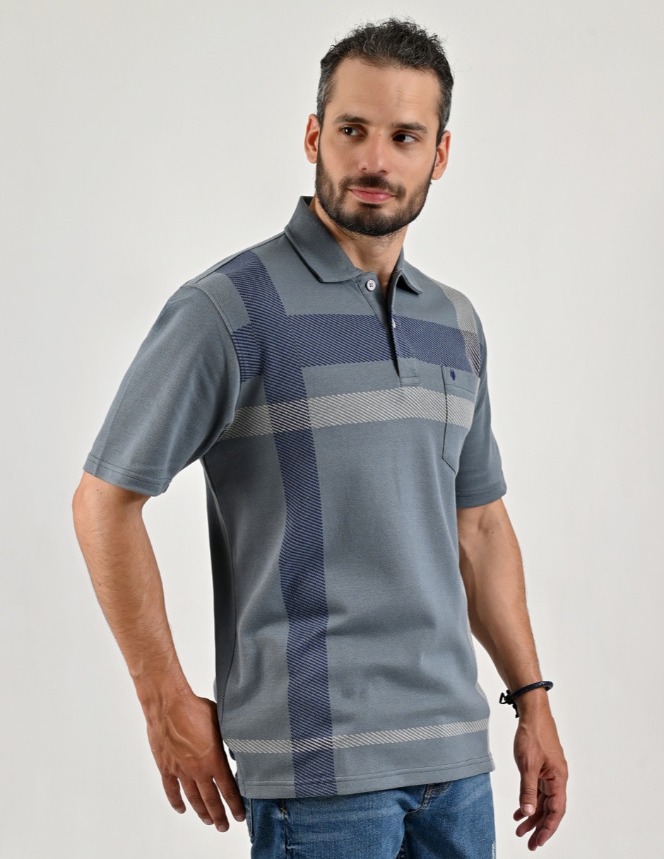 Playera tipo polo Yale para hombre