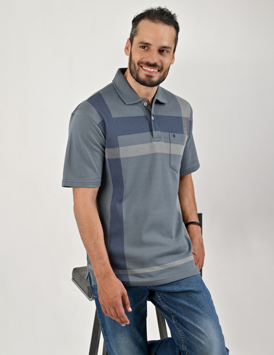 Playera tipo polo Yale para hombre