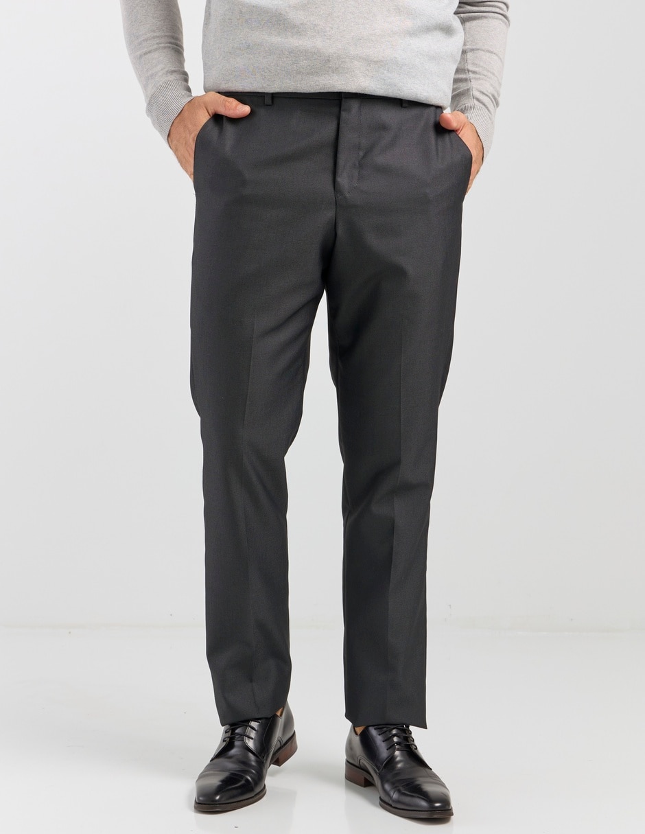 Pantalón de vestir regular para hombre Pantalón de vestir regular para hombre