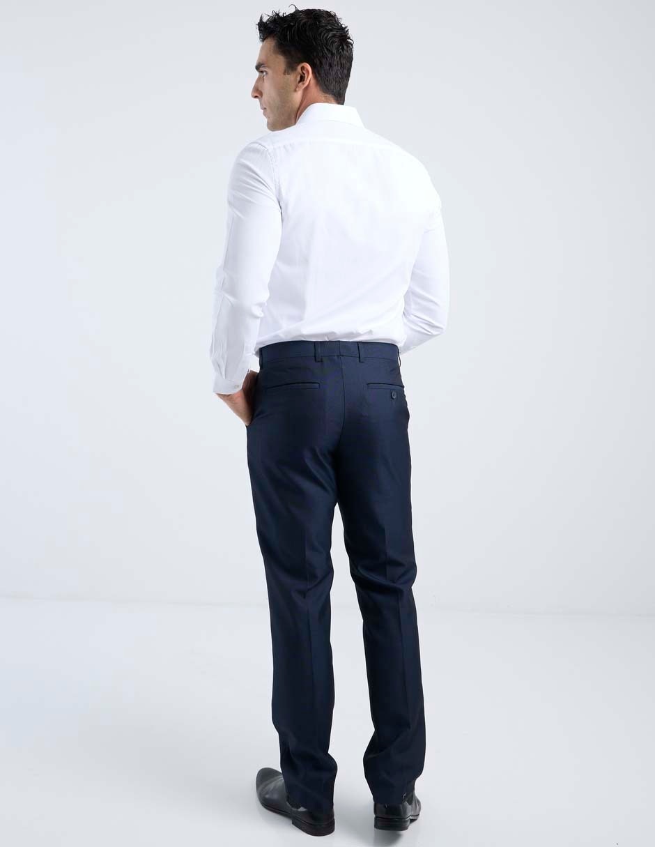 Pantalón de vestir regular para hombre 4