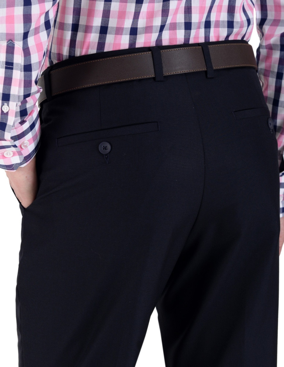 Pantalón de vestir regular para hombre 2