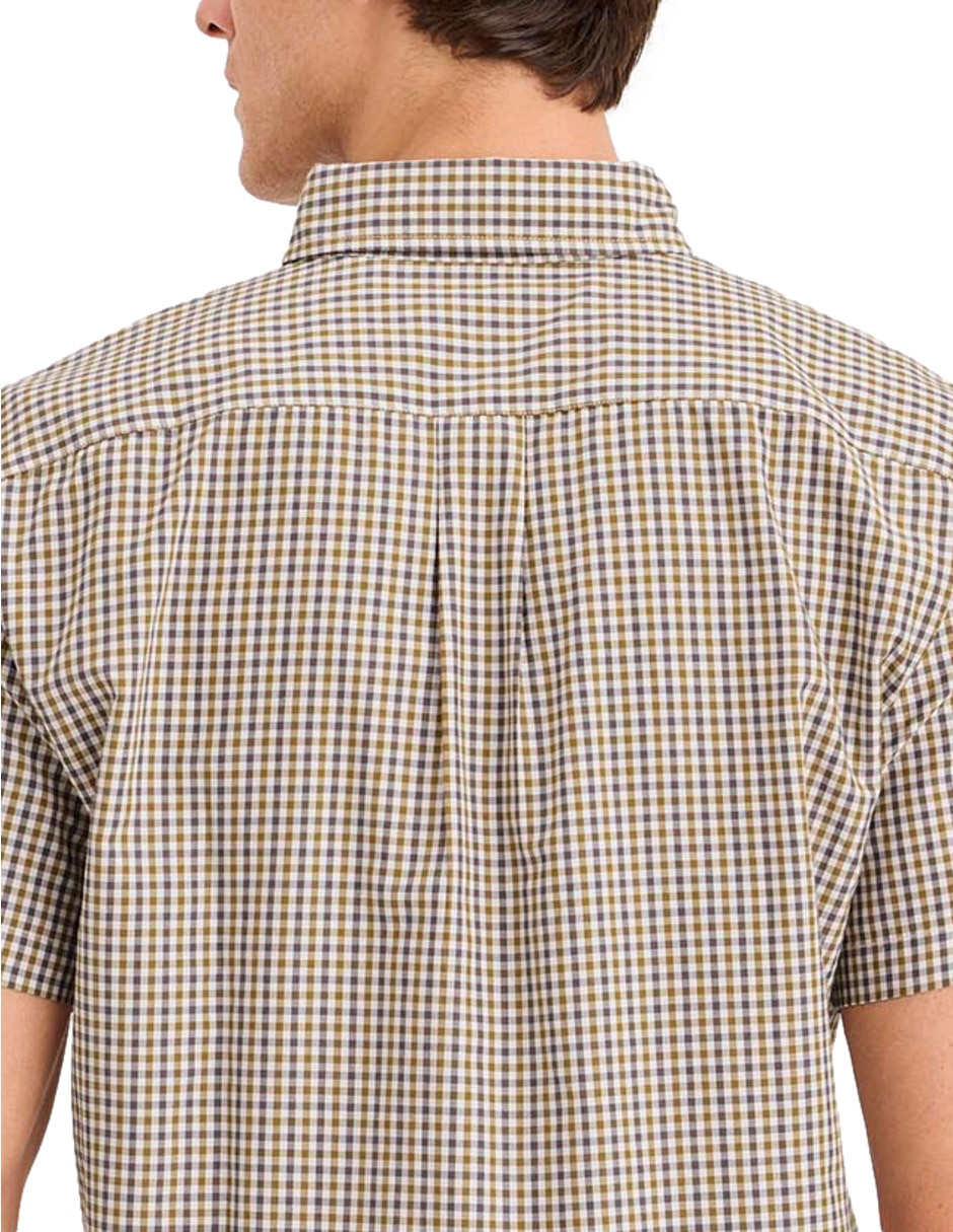 Camisa business casual Dockers de algodón manga corta para hombre