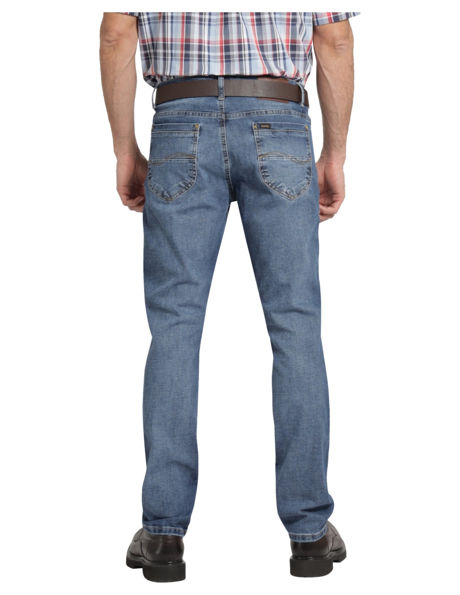 Jeans slim lavado stone wash para hombre