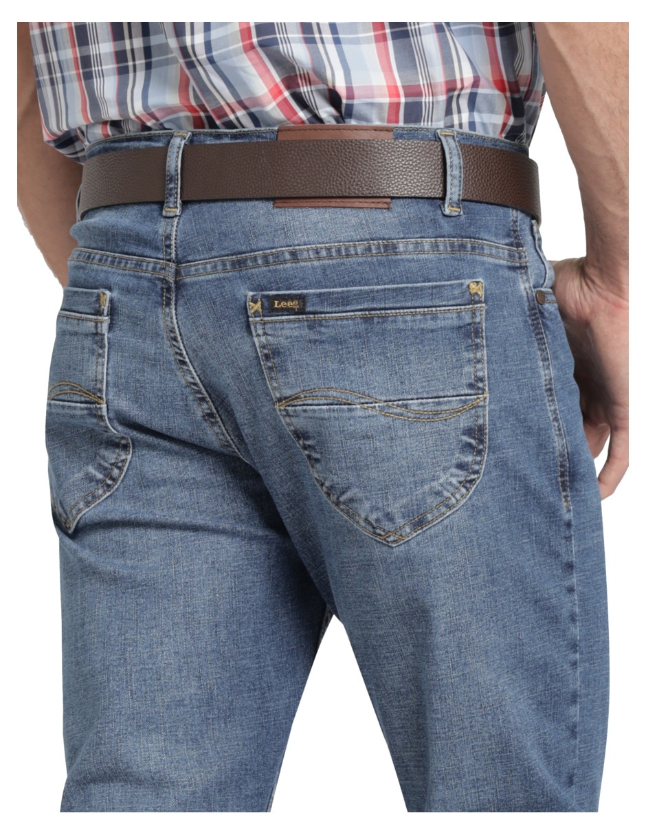 Jeans slim lavado stone wash para hombre