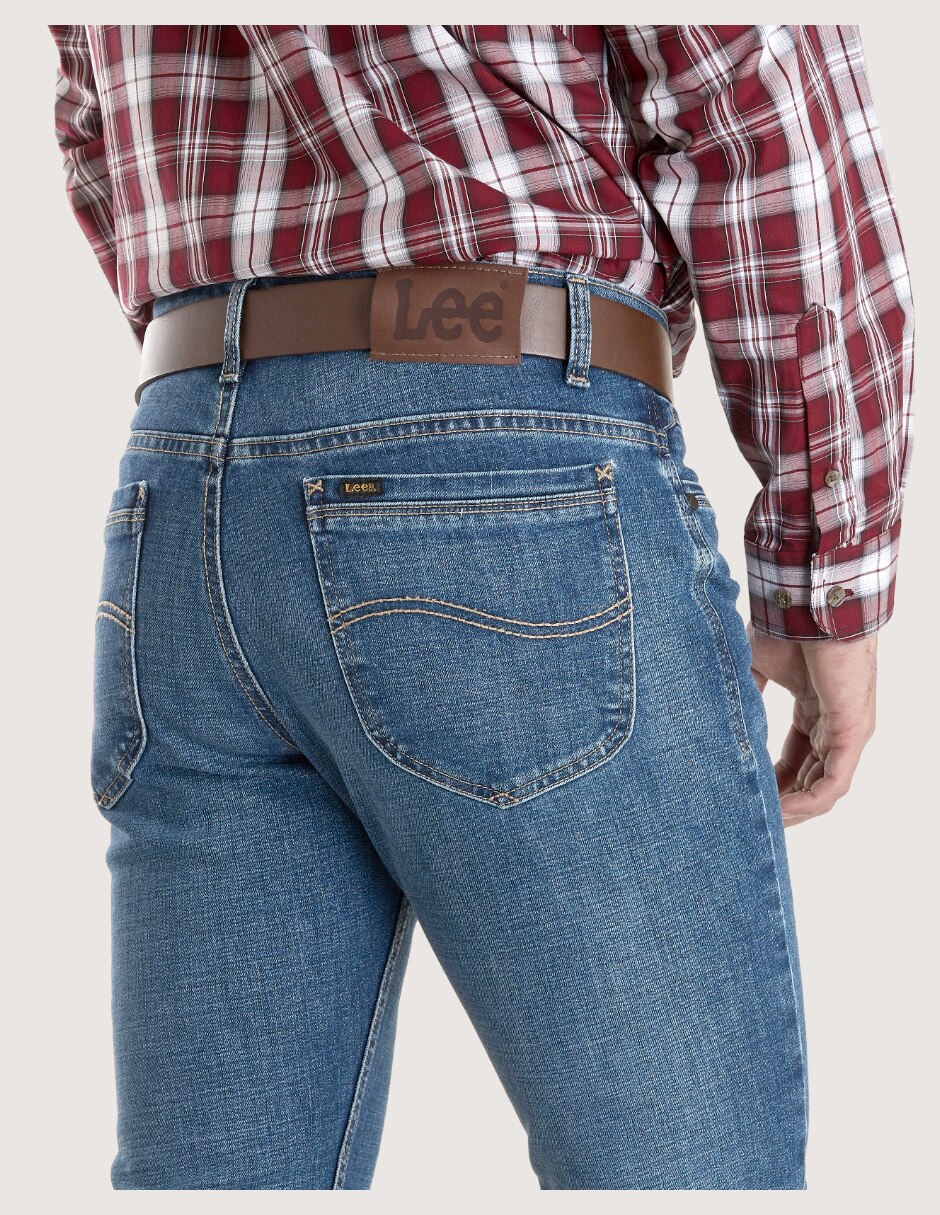 Jeans slim lavado stone wash para hombre
