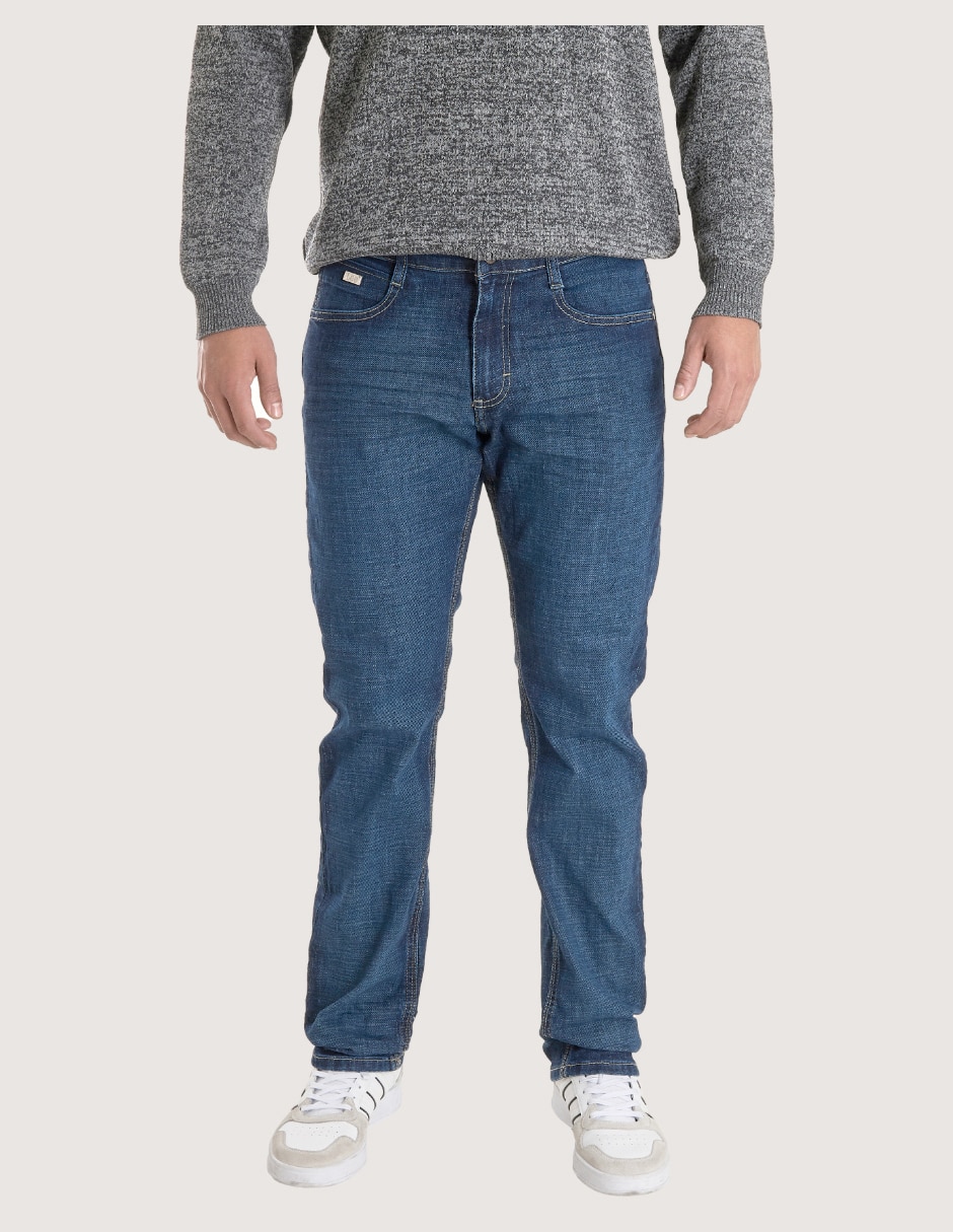Jeans slim deslavado para hombre Jeans slim deslavado para hombre