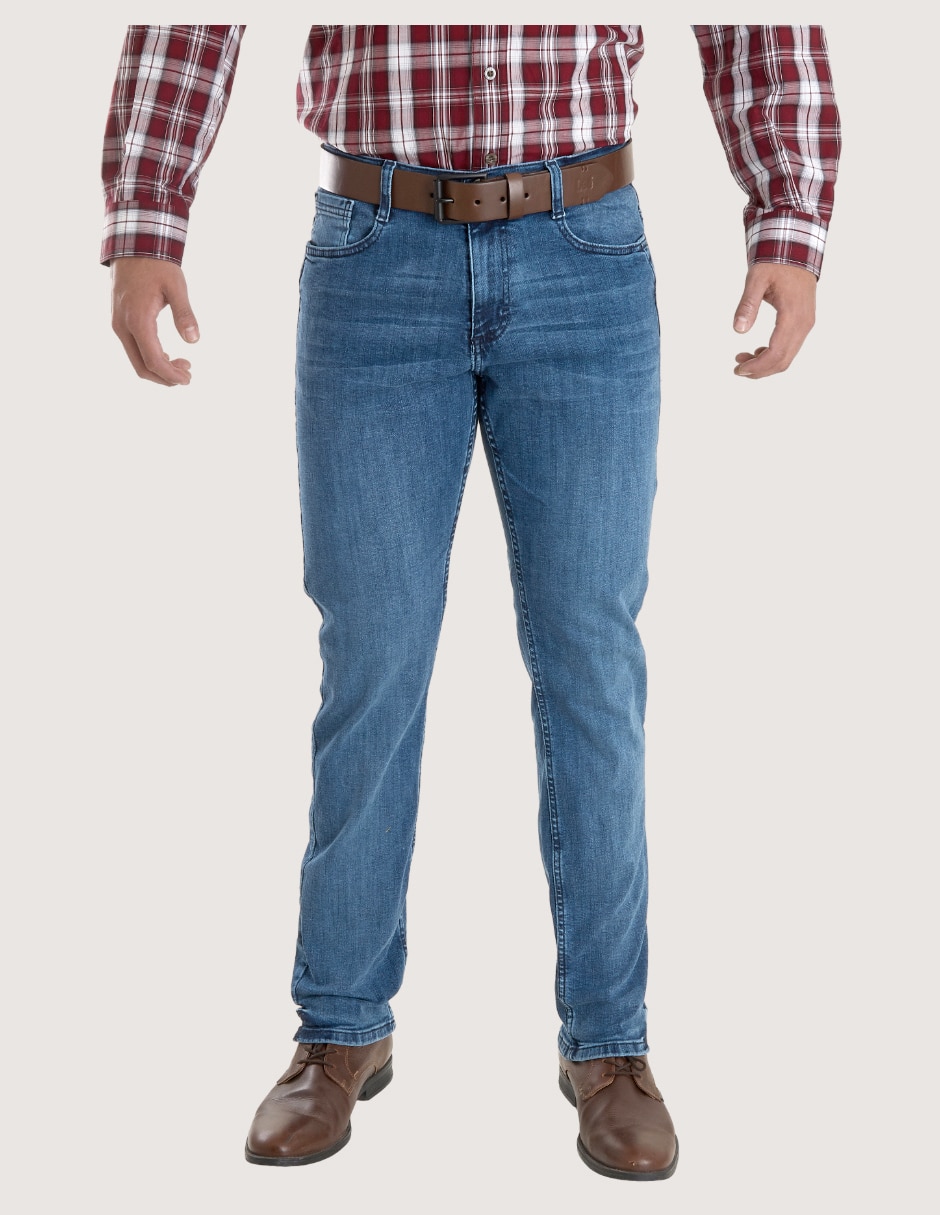 Jeans slim lavado stone wash para hombre Jeans slim lavado stone wash para hombre