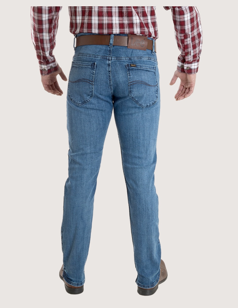 Jeans slim lavado stone wash para hombre