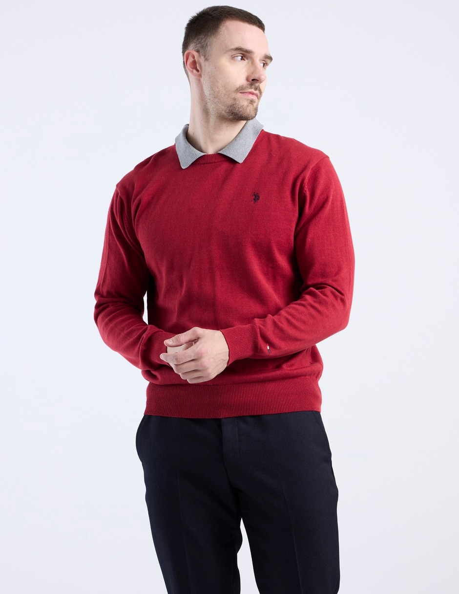 Suéter cuello redondo para hombre Suéter cuello redondo para hombre