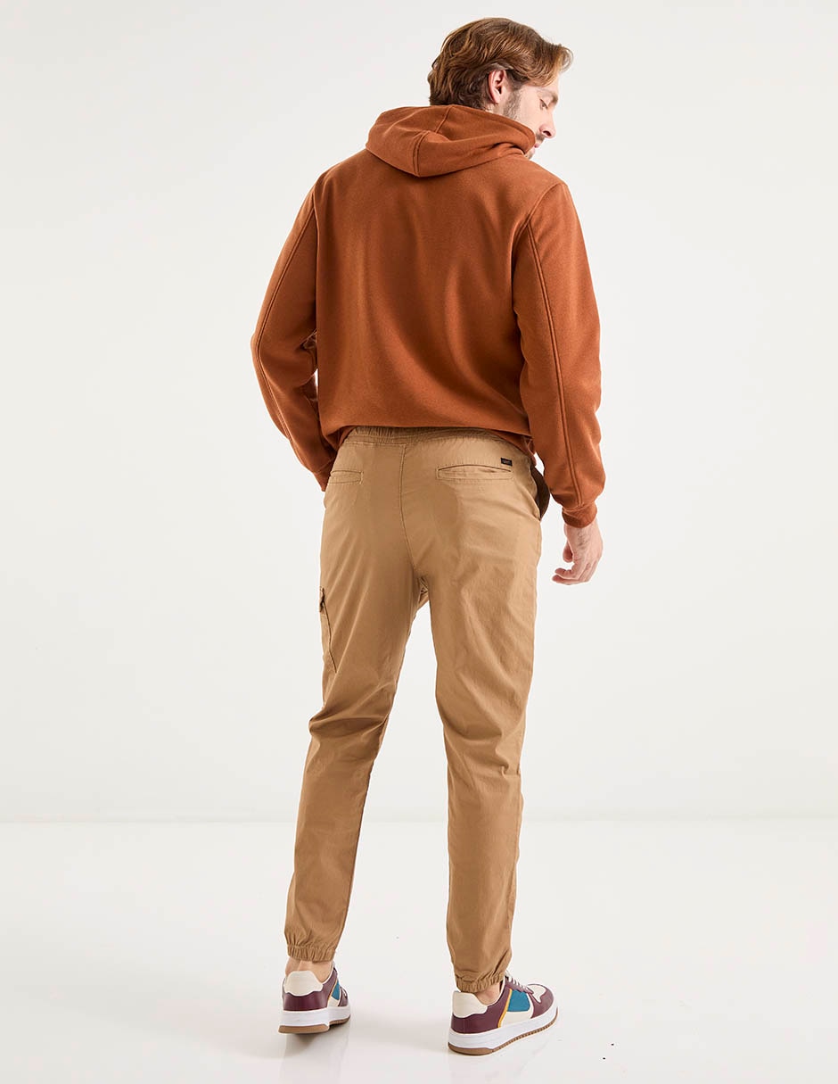 Pantalón jogger straight Lee de gabardina para hombre