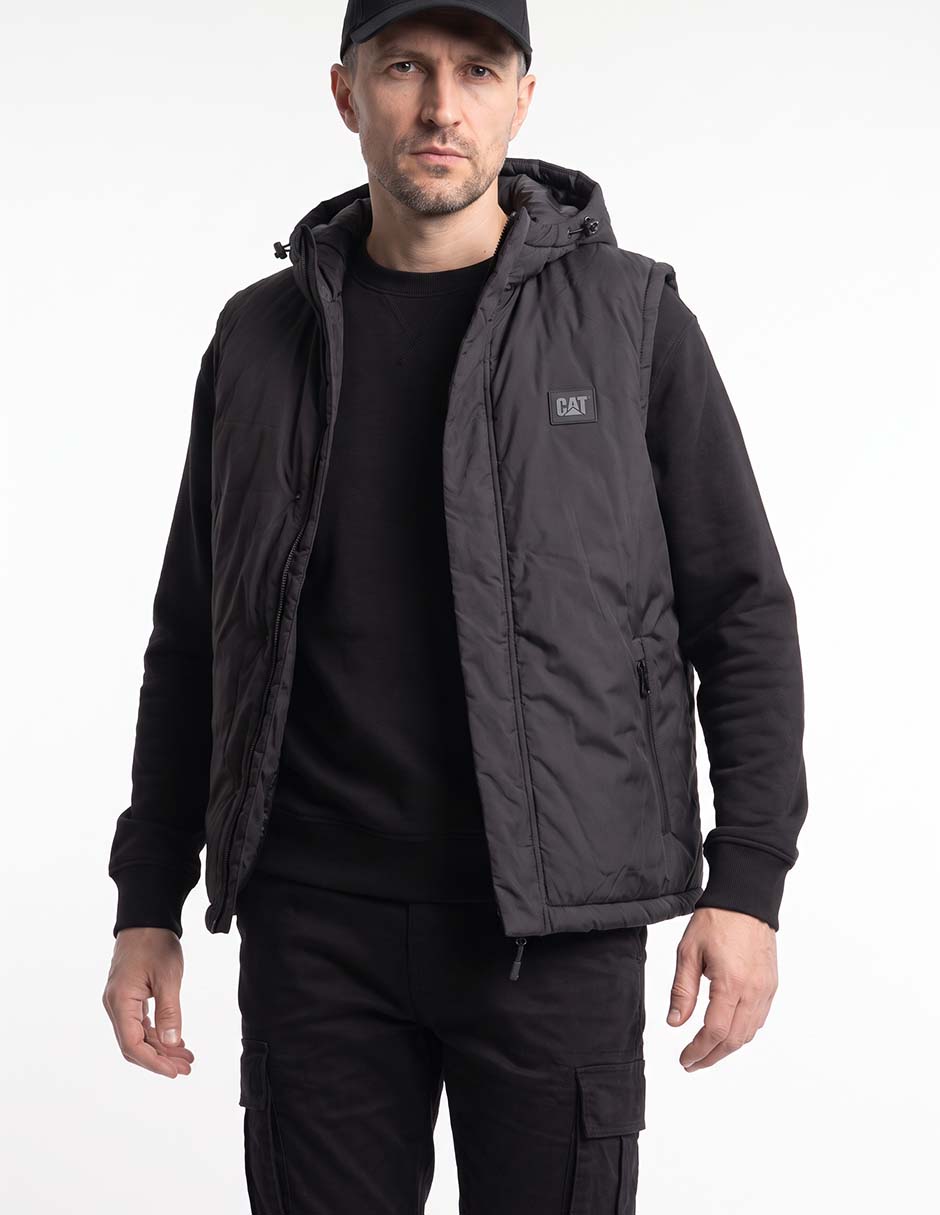 chaleco con capucha para hombre 4