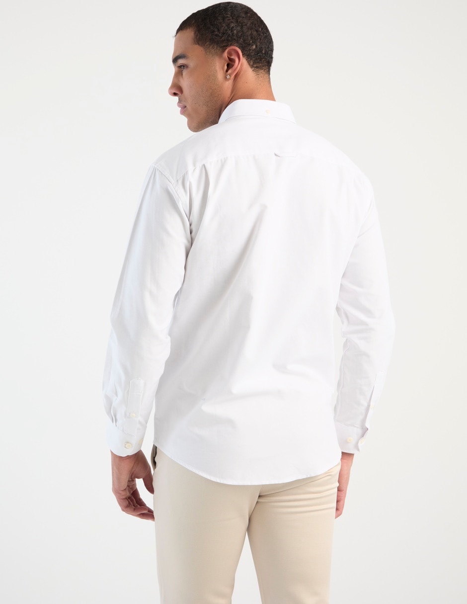 Camisa casual Us Polo manga larga para hombre