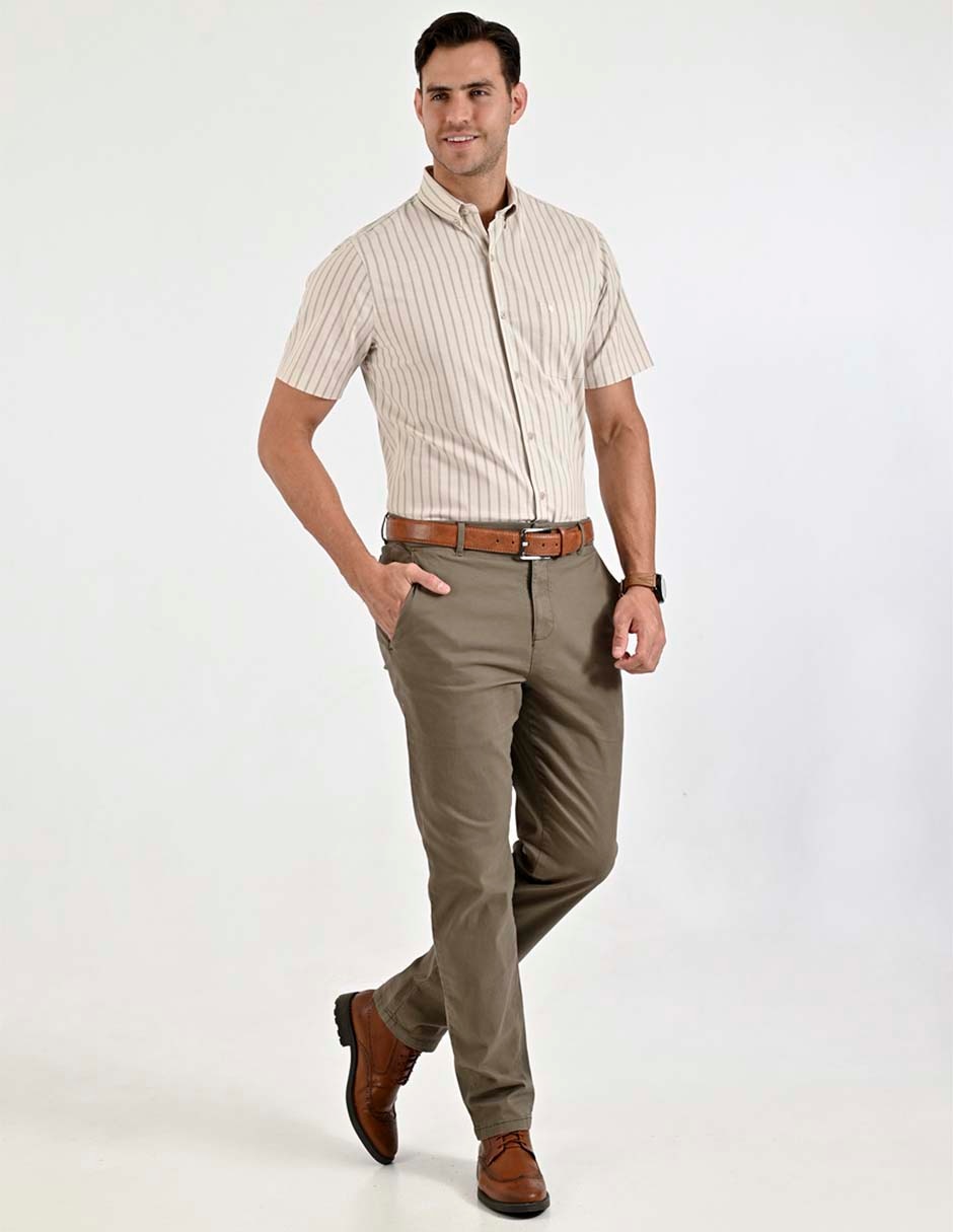 Camisa casual manga corta para hombre 2