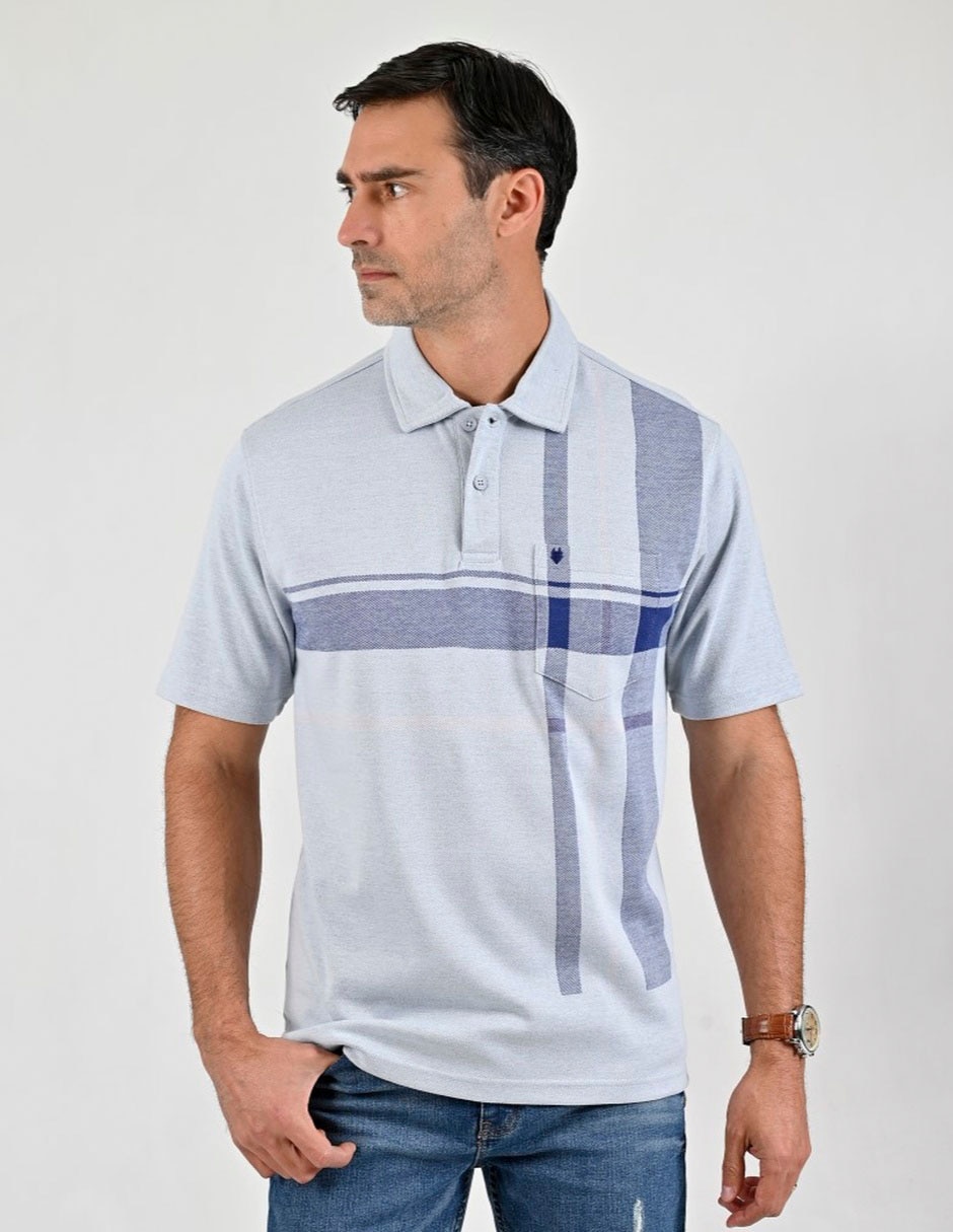 Playera tipo polo Yale para hombre