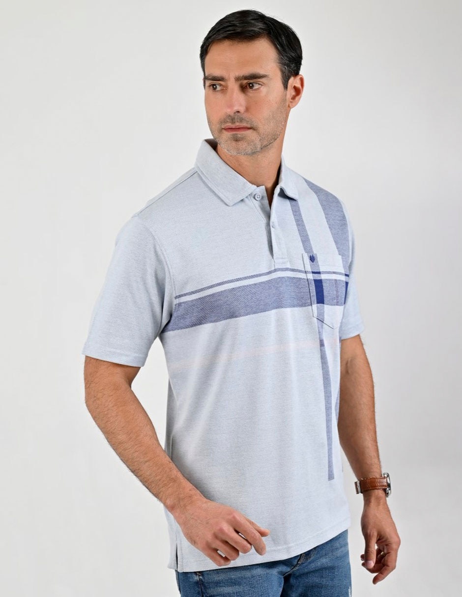 Playera tipo polo Yale para hombre