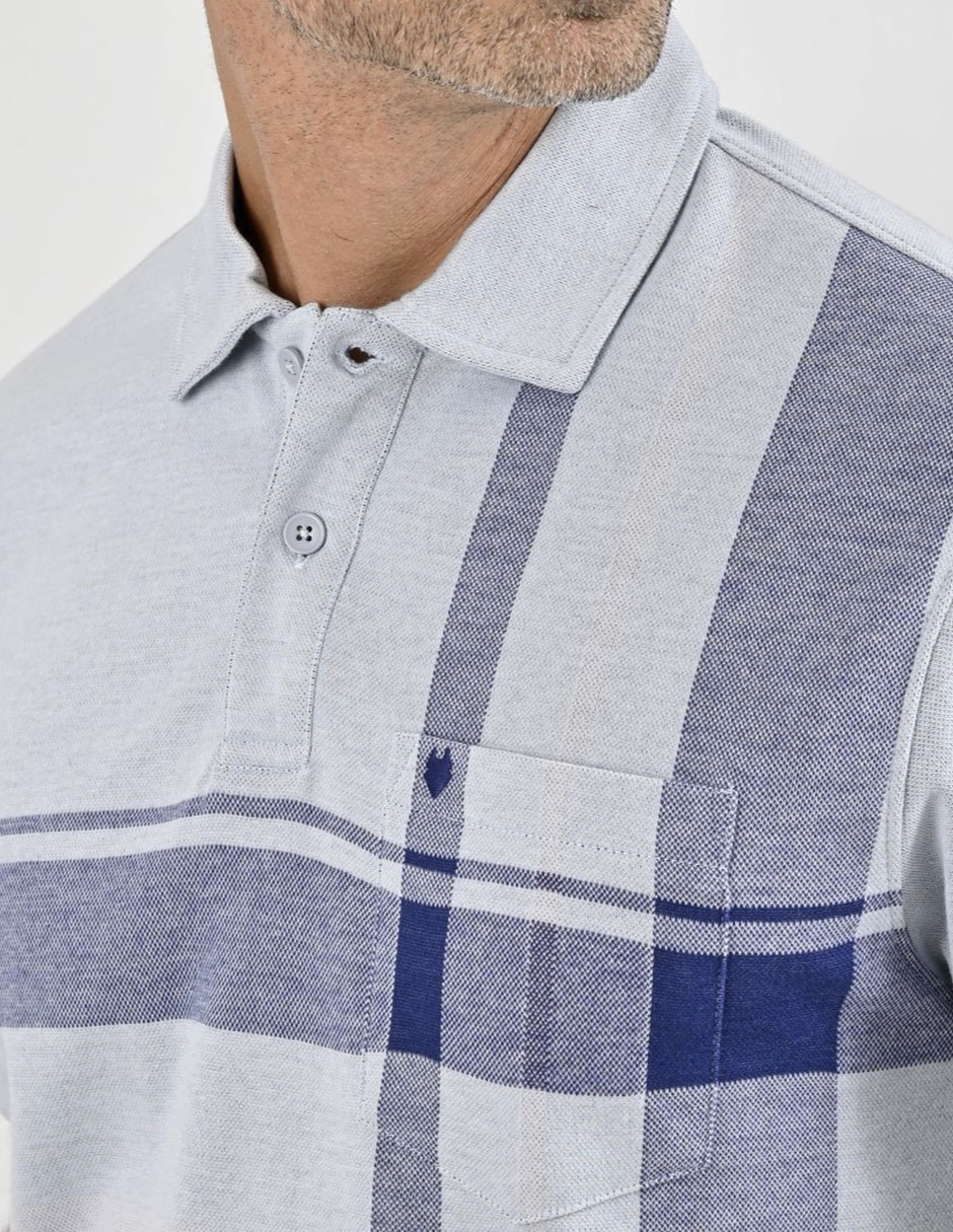 Playera tipo polo Yale para hombre