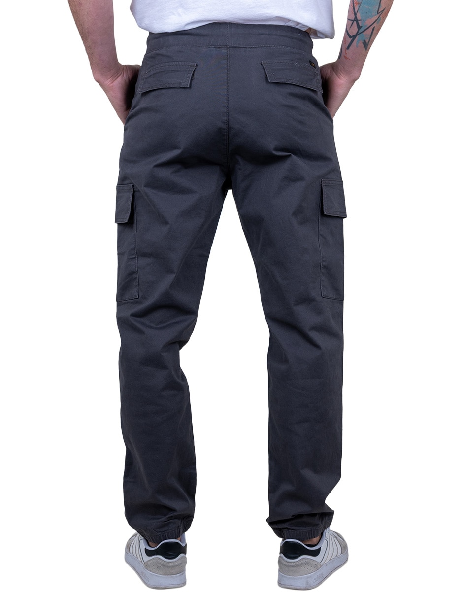 Pantalón jogger straight Lee de gabardina para hombre