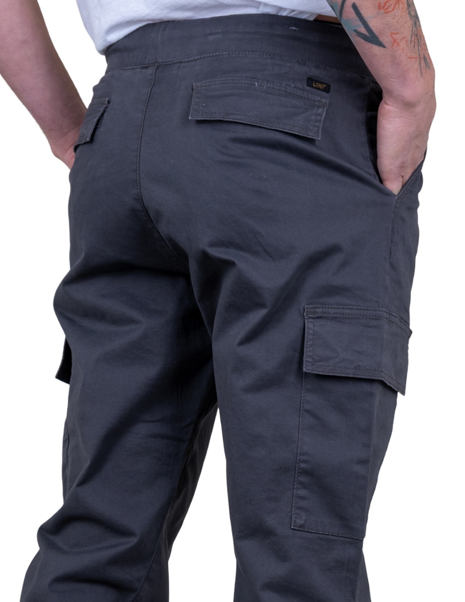 Pantalón jogger straight Lee de gabardina para hombre