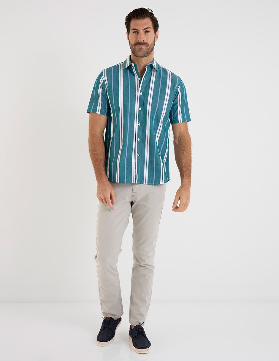 Pantalón chino recto Lee de gabardina para hombre
