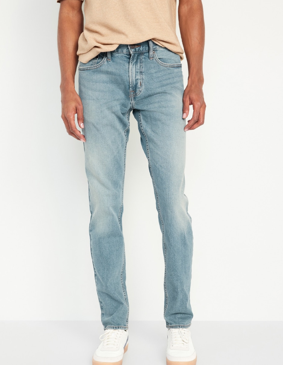 Jeans straight lavado claro para hombre Jeans straight lavado claro para hombre