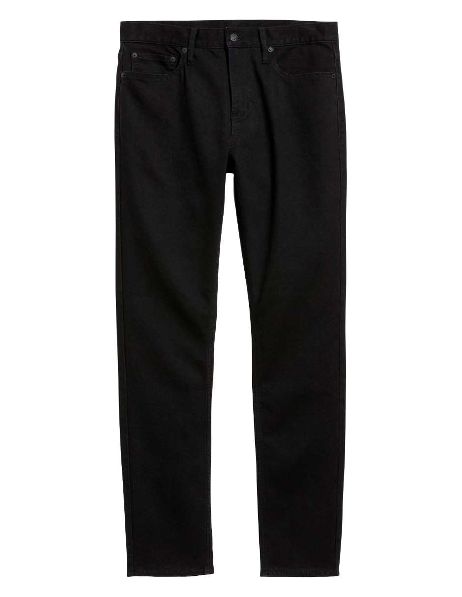 Jeans straight lavado obscuro para hombre