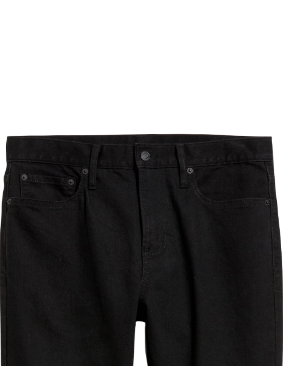 Jeans straight lavado obscuro para hombre
