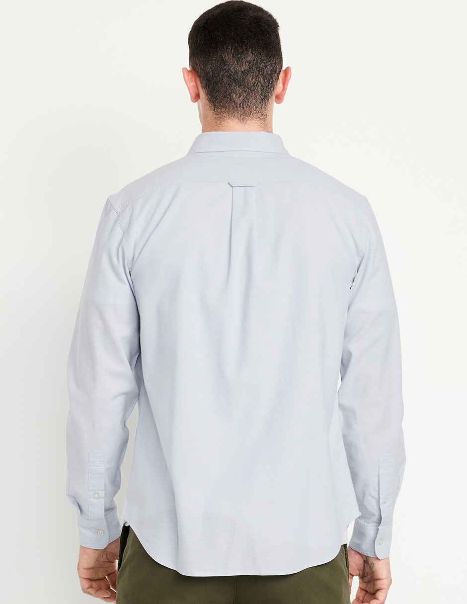 Camisa casual de algodón manga larga para hombre 2