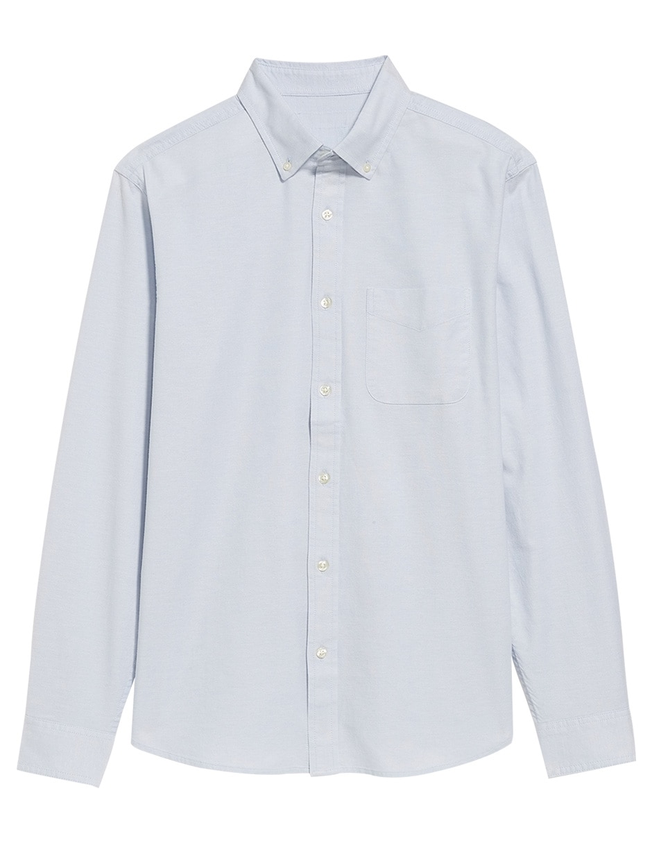 Camisa casual de algodón manga larga para hombre 3
