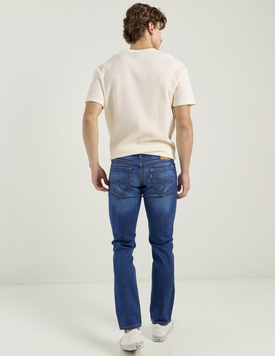Jeans slim Levi's 04511-4602 deslavado para hombre