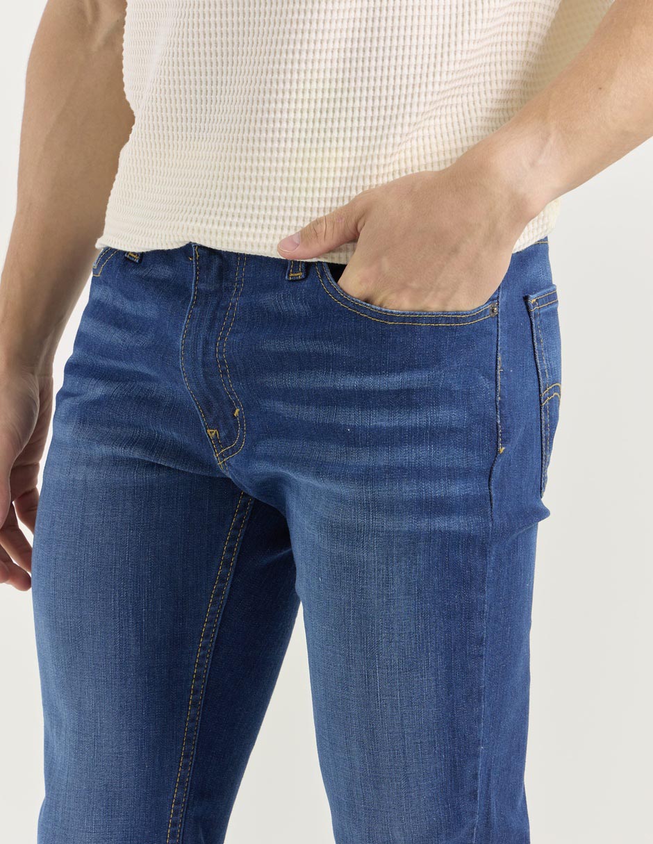 Jeans slim Levi's 04511-4602 deslavado para hombre