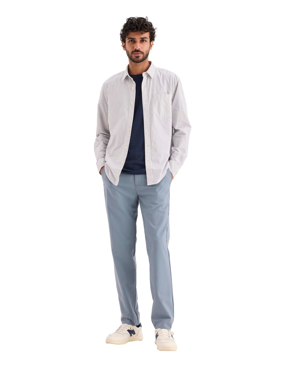 Pantalón slim de algodón para hombre Pantalón slim de algodón para hombre