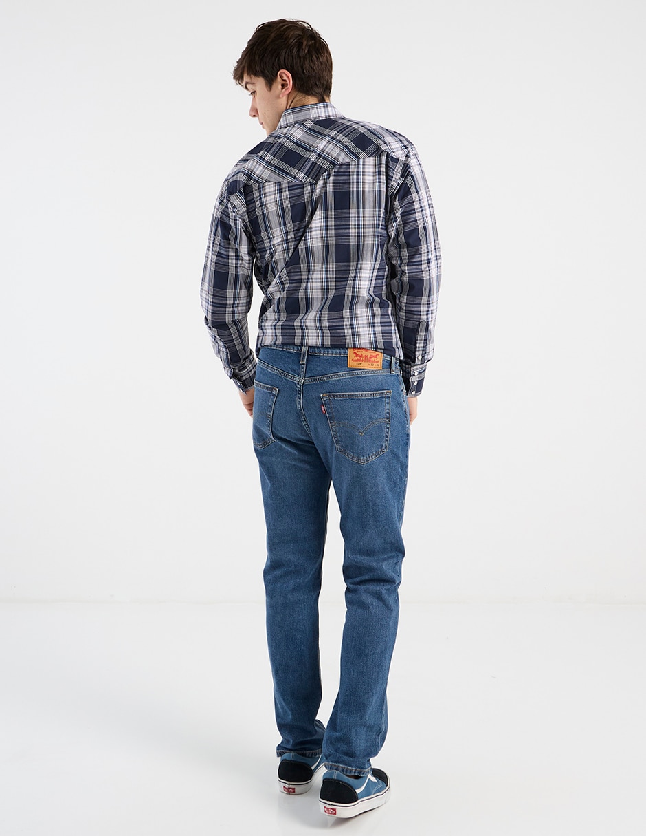 Jeans straight Levi's 514 lavado medio para hombre