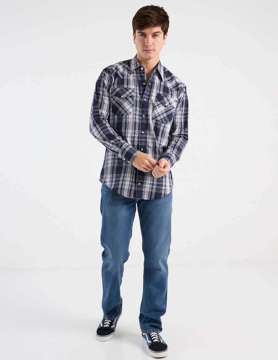 Jeans straight Levi's 514 lavado medio para hombre