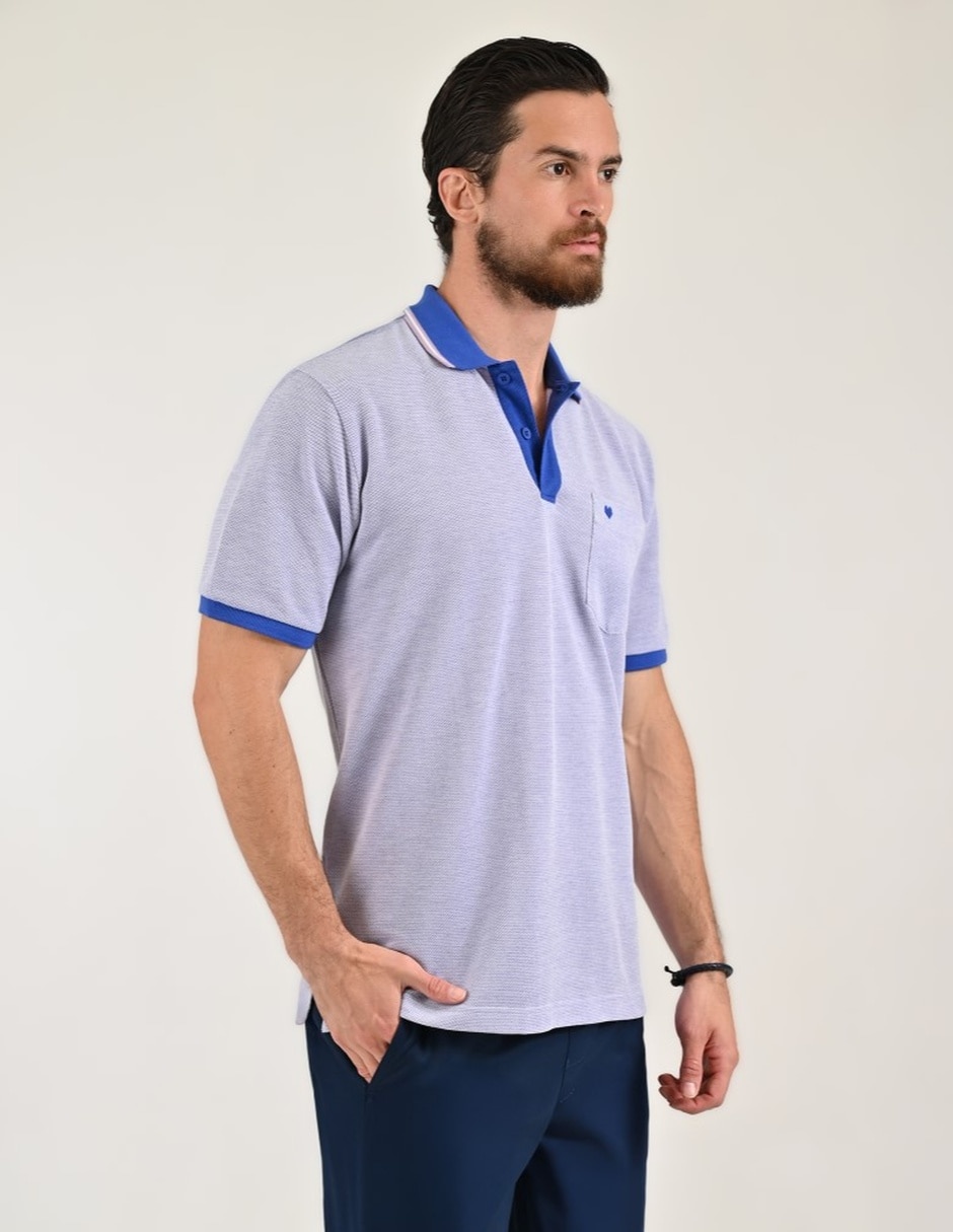 Playera tipo polo Yale para hombre