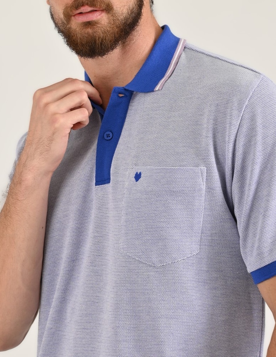 Playera tipo polo Yale para hombre