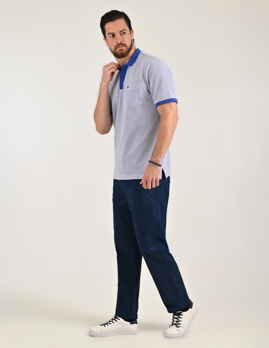 Playera tipo polo Yale para hombre