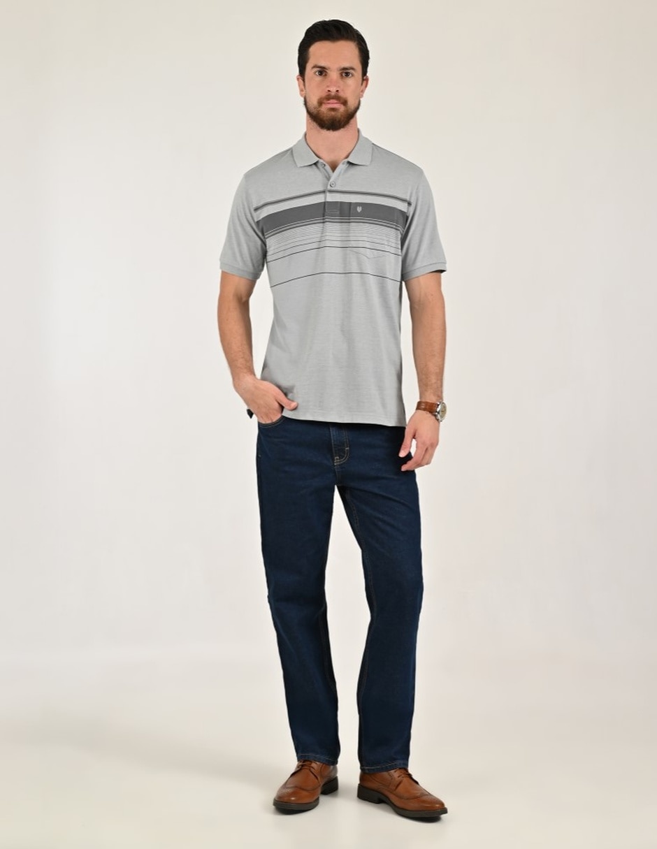Playera tipo polo Yale para hombre