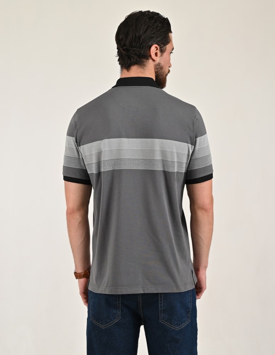 Playera tipo polo Yale para hombre