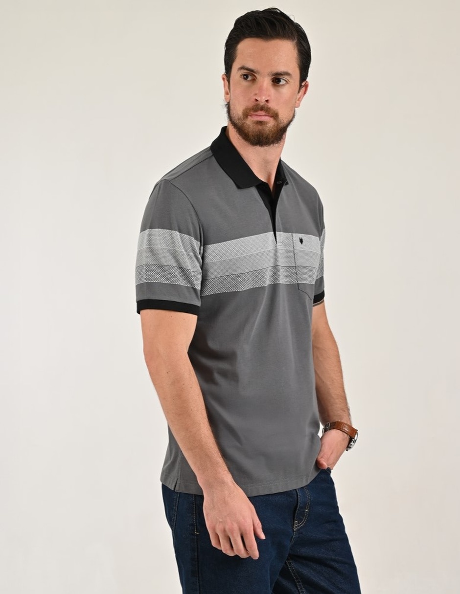 Playera tipo polo Yale para hombre