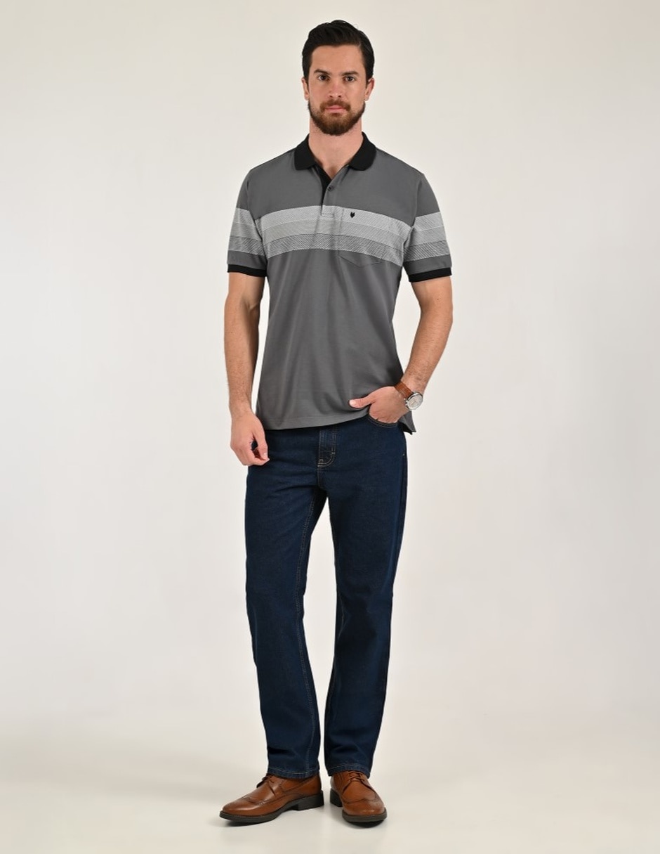 Playera tipo polo Yale para hombre