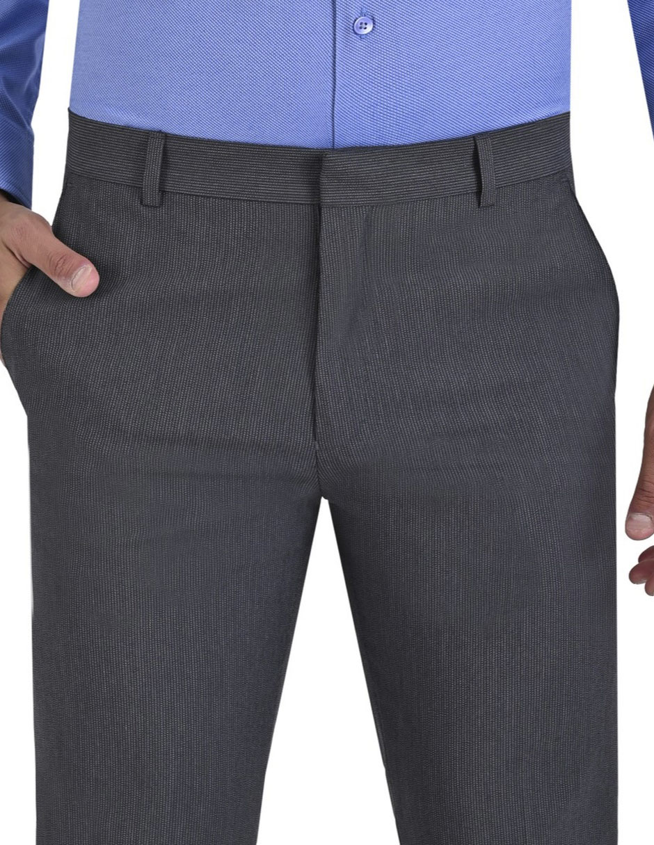 Pantalón de vestir slim de algodón para hombre 3