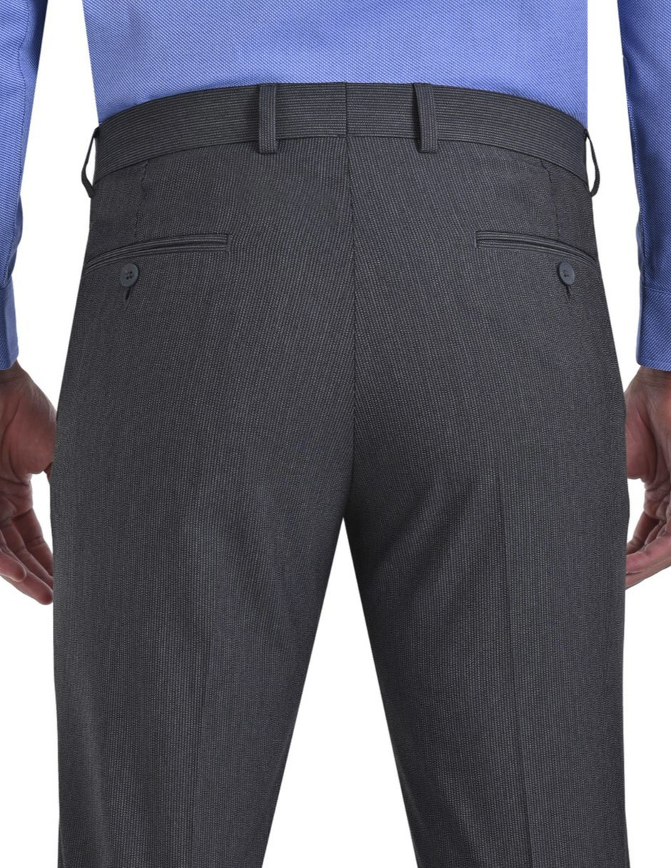 Pantalón de vestir slim de algodón para hombre 2