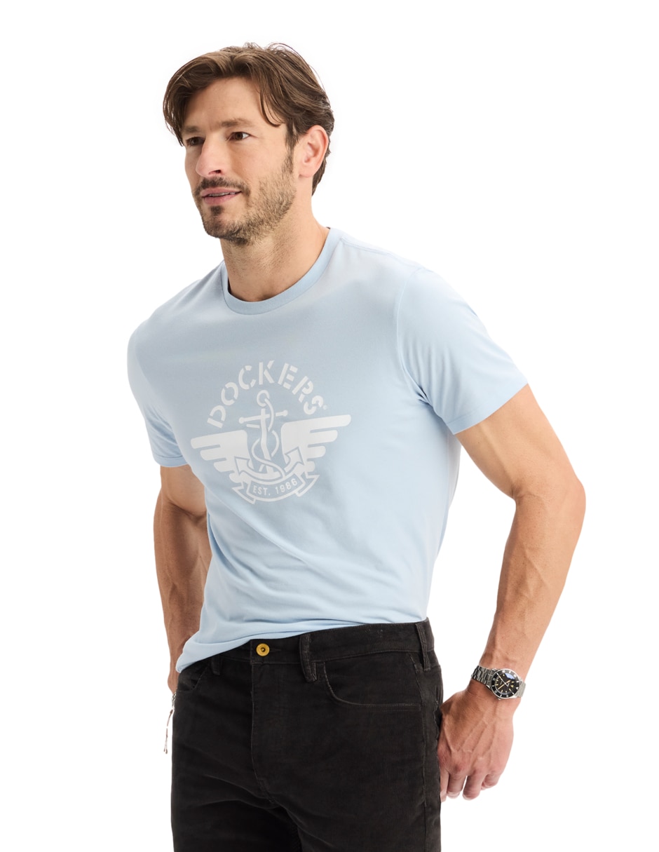 Playera Dockers cuello redondo para hombre