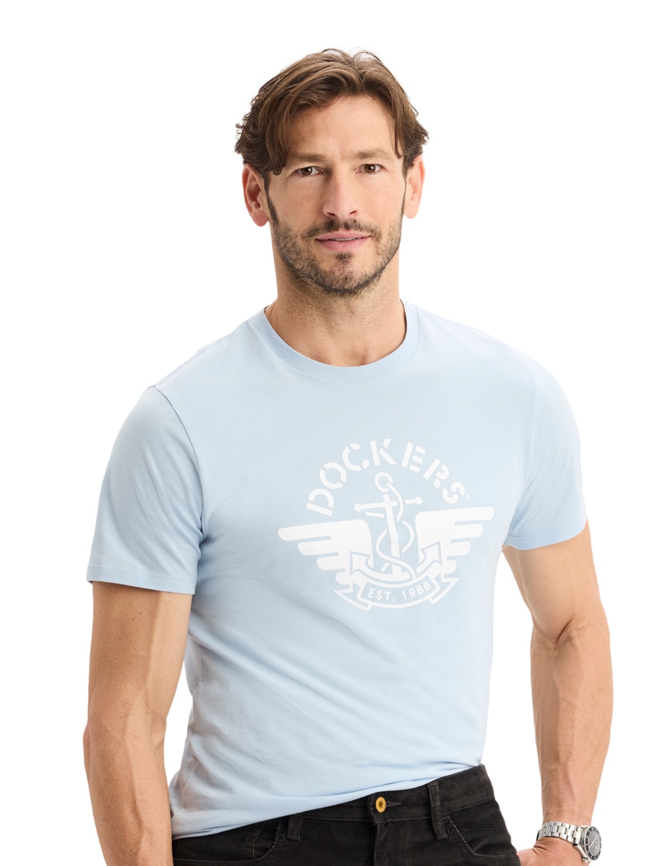Playera Dockers cuello redondo para hombre