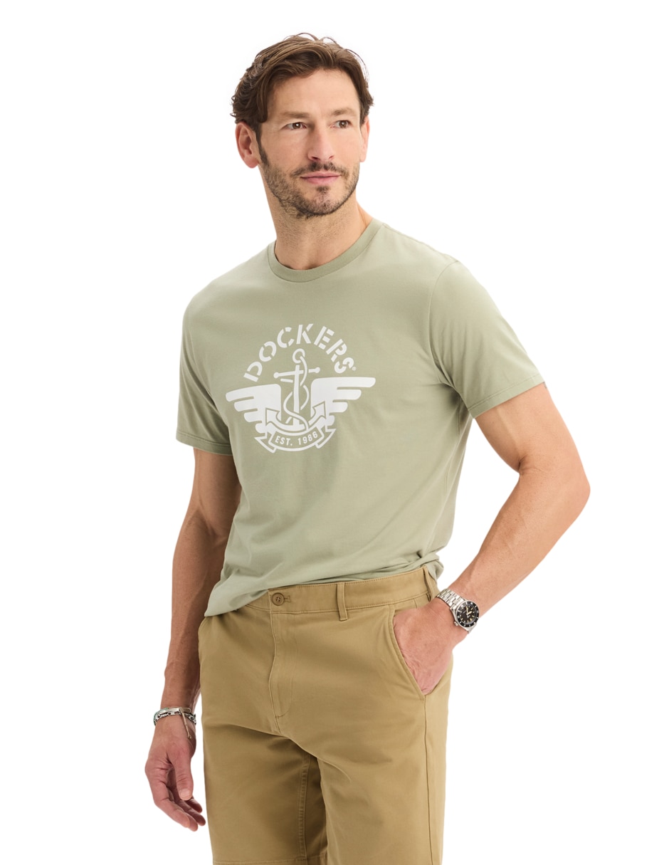 Playera cuello redondo para hombre 4
