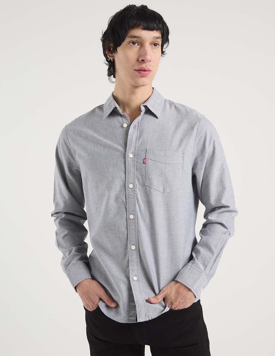 Camisa casual de algodón para hombre Camisa casual de algodón para hombre