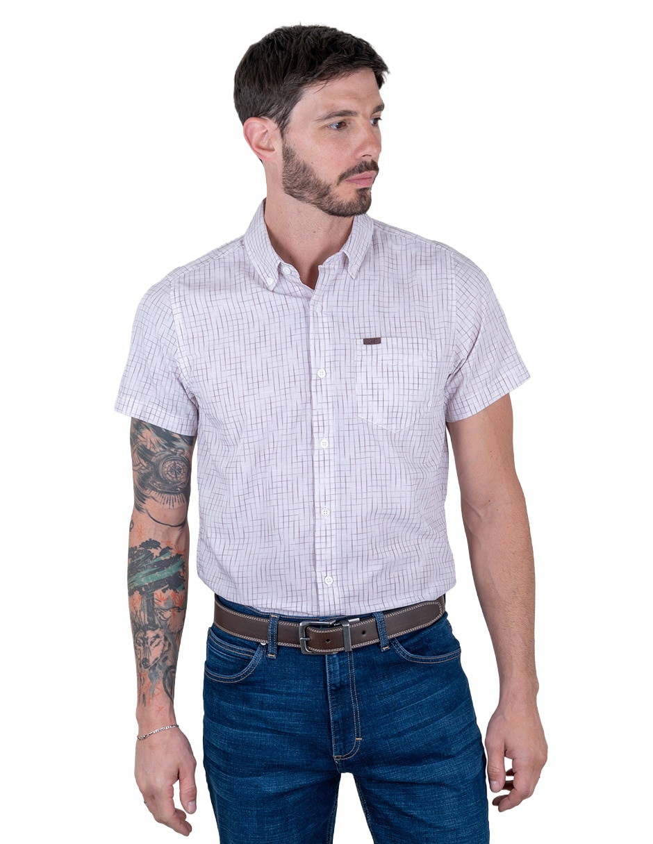 Camisa casual manga corta para hombre Camisa casual manga corta para hombre