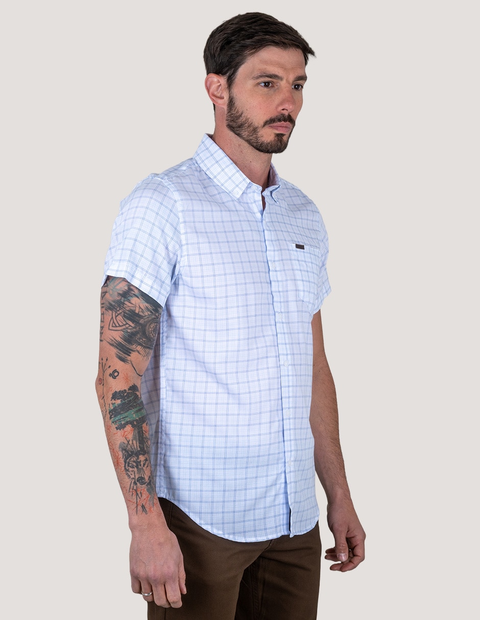 Camisa casual Lee manga corta para hombre